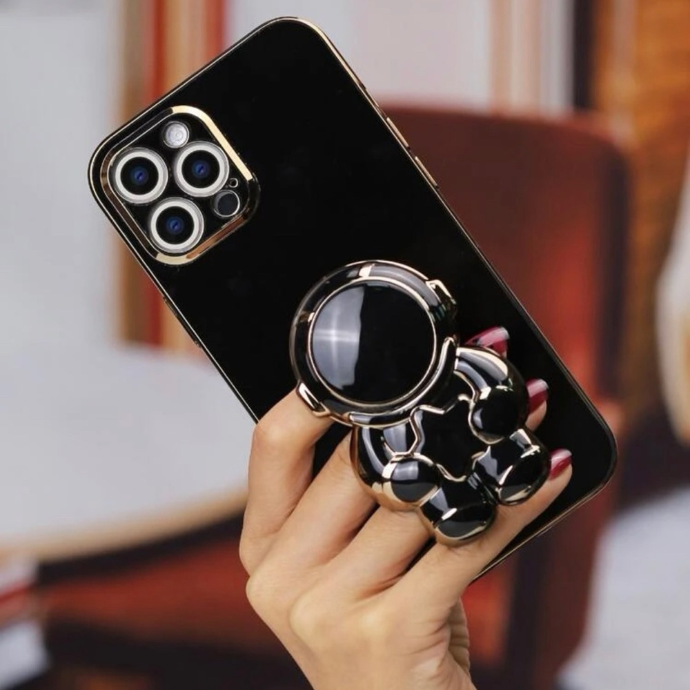 iPhone 14 pro max case with stand black or purple - Picture 5 of 10